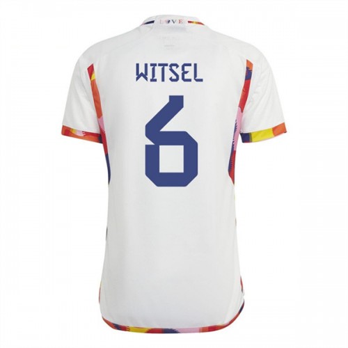 Belgien Axel Witsel 6 VM 2022 Borta Fotbollströjor Kortärmad